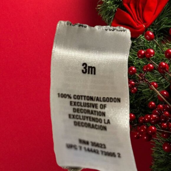 Carter's, Made With Love, Santa's Helper Christmas Bodysuit Footie - Picture 7 of 7